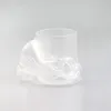 US Warehouse 11oz 16oz sublimeringsglas￶gon Tumbler Gradient Vinglas V￤rme￶verf￶ring Tryck Frosted Cup Transparent Glass Cup med handtag
