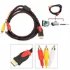 Компьютерные кабели США от 5 футов до 3 RCA Video Audio AV Component Componter Adapter Cable для HDTV