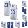 Nik1 costume 22 Shai Gilgeous-Alexander 15 Cousins ​​0 Quade Green 2 Ashton Hagans Kentucky Wildcats Homens Mulheres Jersey Youth Jersey