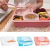 Draagbare magnetron lunchboxen fruitvoedselcontainer opbergdoos buiten picknick lunchbox bento box