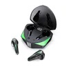Mobil Oyun Kulaklık Kulaklıkları Kablosuz Bluetooth5.1 Kulak İçi Spor Kulağı Dijital Ekran Tip-C Typing Box iPhone Samsung Akıllı Telefon için Yeşil Işık Kuffie