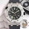 Luxury Watch for Men Mechanical Watches Roya1 0ak Series s Automatic Machine 15710 Luminous Leisure High End Sports Swiss Brand Sport Wristatches