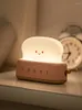 Luci notturne Carino tostapane luce USB ricaricabile timer lampada a LED luminosità regolabile comodino camera da letto sonno regali di compleanno