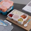 Draagbare magnetron lunchboxen fruitvoedselcontainer opbergdoos buiten picknick lunchbox bento box