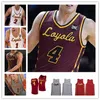 WSKT bär anpassade Loyola Chicago Ramblers college baskettröjor Lucas Williamson Ryan Schwieger Braden Norris Aher Uguak Marquise Kennedy Ch