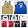 Wskt Wears Custom Old Time Arizona Wildcats #0 Gilbert Arenas College Basketball Jersey Color Navy Blue Red White Yellow Man Stitched S-XXXL