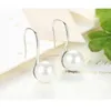 Dangle Earrings Real 925 Sterling Silver High Quality Fresh Water Pearl Luster Jewelry For Women Party Wedding Gift Drop