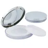 Boîte vide de poudre avec bouffée de maille élastique miroir mini pot de poudre libre portable petite capacité