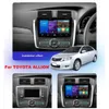 Toyota Allion 2007-2015 용 자동차 비디오 멀티미디어 플레이어 라디오 터치 스크린 리어 뷰 카메라 Bluetooth 스테레오 안드로이드