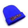 Береты Последняя модель Misfits Logo Шерстяные шапки 6 цветов Вязаные мужские зимние шапки для женщин Шапка Теплая шапка крючком Хлопок1686191