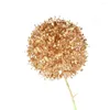 Decoratieve bloemen Golden kunstmatige planten Home Decor Party Wedding Decoratie Mariage Glores Artificiales Crafts Desktop Plantas