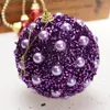 Feestdecoratie kerstballen ornament Xmas Tree Ball Decorations Red Gold Silver Hanging Home Decor Jaar 2022 Gift Noel