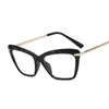 サングラスフレーム2022ビンテージカテイグラスフレーム女性透明なクリアレンズ光学眼鏡