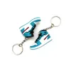 Ny Mini 3D Stereo Sneaker Keychain Classic Style Shoes Keychains Basketball Shoes Key Holder Men Women Kids Bag Accessories