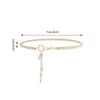 Belts 667E Dress Chain Belt Decorative Pendant For Women Dresses Body Jewelry Waist