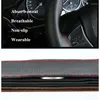 Steering Wheel Covers Car Braid DIY 38cm Soft Artificial Leather With Needle And Thread Auto Accessories