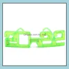 Party Decoration LED Glowing Light Glasses 2022 Eight Lights Year Christmas Selfie Props Bar Club Accessories SN1832 Drop Delivery 20 Dhrur