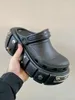 Screw 2022 Sandal Black Rubber Style Round Head 35-45 Couples The New Hardcrocs