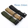 Coloque os homens Men Belt Tactical Buckle Canvas Nylon Militar ao ar livre camping caminhada cientana pesada.