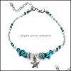 Ankjes nieuwe Boheemse sieraden mode zomerstijl vintage Sier -zeester charme enkeldje Anklet armband voor dames voet sandaal ankl dhseller2010 dhzk4