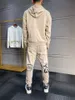 Men Tracksuits Hoodies 2 Piece Set Y3 Sports Suit Autumn and Winter Casual Sweater Long Sleeve Trouser