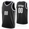 Gedrukte aangepast DIY Design Basketball Jerseys Customization Team Uniforms Print Gepersonaliseerde letters Naam en Number Mens Women Kids Youth Brooklyn 100305