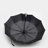 Automático guarda -chuva dobrável à prova de vento Ten Bone Luxury Luxury Business Rain Rain Sun Protection UV Gift Parasol SN6797