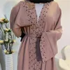 Ubranie etniczne moda hidżab sukienka szata de moda Musulman europejski islam eid Dubai Abaya kimono femme indyka muzułmanin dla kobiet vestidos