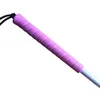 Trekkingstöcke 105 cm – 155 Aluminium-Klappstock, weiße Peitsche, 2 Spitzen, rosa Griff