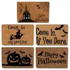 Tappeti Tappetini di Halloween Slip per porta d'ingresso Divertente Tappeto per zerbino d'ingresso per interni Tappeto da cucina Decorativo Decorazioni per la casa colorate