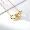 Hänge halsband koreanska drama takvåning kreativ design halsband för kvinnor rostfritt stål goth guld färg 2022 trend mode juvelery
