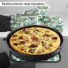 Oven Mitts Two-Piece Cactus Pot Holder Heat-Resistant Waterproof Kitchen Gloves Non-Slip For BBQ Cooking Baking Grilling