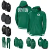 Herren-Basketballjacken Jason Tatum Jaylen Brown Showtime Therma Flex Performance Trainings-Hoodie mit durchgehendem Reißverschluss