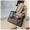 HBP Shoulder Bags Popular Transparent Large Capacity Women's 2022 New Trendy Jelly Tote Bag