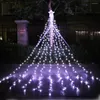 Cordes Étoile de Noël Guirlande Lumineuse Fée 9x3.5M 317 LED Fenêtre Extérieure Mur Glaçon Chaîne Arbre De Vacances Branche De Vigne