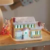 Christmas Decorations Vacation Lighted Village Building Decoration For Home Light Glowing Small House Creative Gift 220921