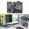 マザーボードB75 12 GPU BTCマイニングマザーボードCPUファンサーマルグリースドリバーキットUSB3.0からPCIE1XスロットLGA1155 DDR3 SATA3.0