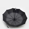 Automatisk vikbar paraply vindt￤t tio benbil lyxigt stort f￶retag regn paraplyer solskydd uv g￥va parasol sn4171
