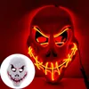 Party Masks Halloween LED Purge Glow Up Zabawne wybory Mascara Costume Festival Cosplay DJ 220920