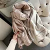 23ss 23color Women Cashmere Scarves Fashion Brand Letter Desinger Classic Wool Scarf Pashminas Winter Long Shawls Thicken Keep Warm Blanket Plaid