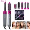 5 in 1 Hair dryer Brush Curler Iron Detachable Air wrap Style Electric Hair Comb Rotating Air Brush for All Hairstyle222Y3440470