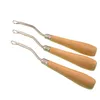 Wooden Handle Hook Needles Crochet for Hair Wig Knitting Extension Tools Wholesale