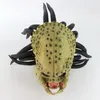Masques de fête vs Predator Latex Headgear Halloween Horror Mask Dress Up Ball Performance Props 220920