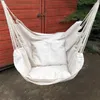 Camp Furniture 100x130cm Portable Hammock Swing Chair Indoor Outdoor Hanging Bed Canvas Hammocks With Pillows Garden