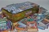 Jogos de cartas yugioh 100 peças cenas de caixa holográfica yu gi oh anime collection card infantil boy infantil brinquedos 220921