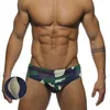 Roupas de banho masculina nova camuflagem de roupas de banho com push push push waist de biquíni sexy de biquíni na praia de moda americana de moda de banho esportiva j220913