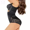 Shapers Women Lanfei Women Body Shaper Calças da cintura Bodysuit de traje curto Controle de barriga Panties levantando o espartilho de fajas emagrecedores