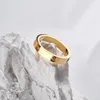 Wedding Rings 2022 Women Fashion Rose Gold Stanless Steel Ring With Stone Crystal For Girls Ladies Couple In Drop