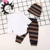 Citgeett Autumn Baby Boy Clothing Sets Xmas Newborn Kids Girls Clothes Long Sleeve Romper Jumpsuit Long Pants hat Outfits 20220921 E3