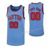 Dayton Flyers Basketball Jersey Kostas Antetokounmpo 1 Obi Toppin 3 Trey Nders 2 Ibi Watson 40 Johnson 0 Rodney Chatman NCAA Custom Jersey